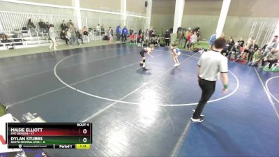 87 lbs Champ Round 1 (16 Team) - Dylan Stubbs, South Central Utah vs Maisie Elliott, Mat Demons