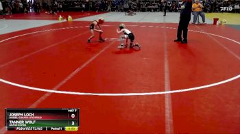 55 lbs Champ. Round 1 - Joseph Loch, Dassel-Cokato-Litchfield vs Tanner Wolf, Grand Rapids