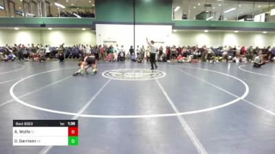 215 lbs Round Of 64 - Aidyn Wolfe, FL vs Drake Garrison, VA