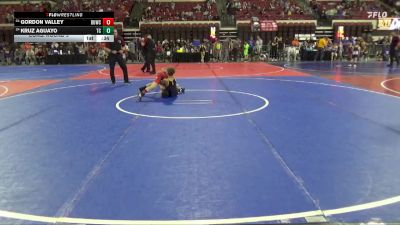 69 lbs Cons. Round 5 - Kruz Aguayo, Team Champs vs Gordon Valley, Silver Valley Wrestling Club