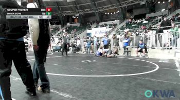 Consi Of 8 #2 - Cooper Puckett, Choctaw Ironman Youth Wrestling vs Brian Love, Vinita Kids Wrestling