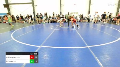 109 lbs Rr Rnd 2 - Austin Bronco Campsey, Blue Wave Barn vs Owen Sater, Illinois Cornstars