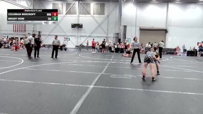 95 lbs Round 5 - Coleman Beecroft, Mayfield Mat Academy vs Brady Hom, SAA