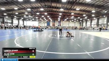 52 lbs Rd# 9- 2:15pm Saturday Final Pool - Landyn Schadt, Iowa Black vs Blake Kane, PA Silver