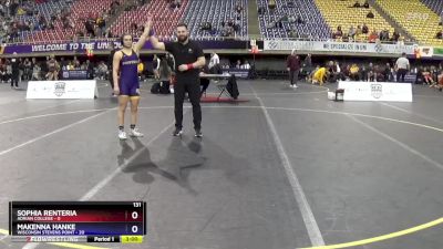 138 lbs Round 2 (3 Team) - Samantha Bultron, Adrian College vs Brooke Schuenemann, Wisconsin Stevens Point