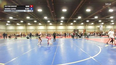 120 lbs Rr Rnd 1 - Peyton Bishop, USAW Maine - GHSE vs Gianna Cafeo, PA West Yellow - GHSE