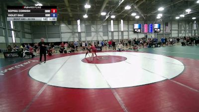 53 kg Cons. Rd Of 16 - Sophia Cornish, Colorado Mesa Wrestling Club vs Violet Diaz, Big Game Wrestling Club