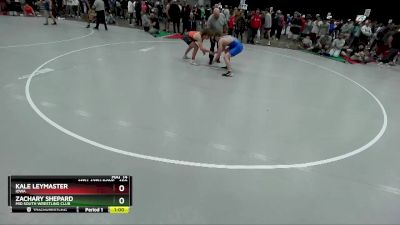 150 lbs Cons. Round 3 - Zachary Shepard, Mid South Wrestling Club vs Kale Leymaster, Iowa