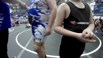 75 lbs Quarterfinal - Dax Williams, Weatherford Youth Wrestling vs Truitt Langford, ARDMORE TAKEDOWN CLUB