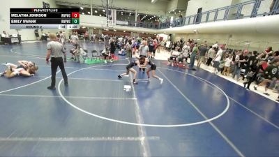 100 lbs Round 2 - Emily Swank, Riverton Wolf Pack Wrestling Club vs Melayna Johnson, Riverton Wolf Pack Wrestling Club