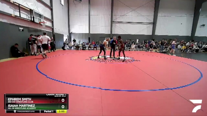 120 Lbs Champ. Round 1 - Ephrem Smith, Big Cat Wrestling Club Vs Isaiah ...