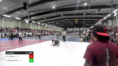 190 lbs Consolation - Max Dokson, Alamosa vs Harvey Blackwater, Dennehotso Hawks Athletic