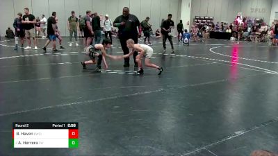 71 lbs Round 2 - Allan Herrera, Colosseum Wrestling vs Brayden Haven, Bears Wrestling Club Inc.