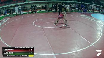 100 lbs Round 1 - Canyon May, Alaska vs Luke Hesse, Montana