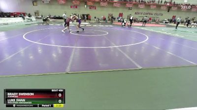 157 lbs Cons. Round 4 - Brady Swenson, Augsburg vs Luke Swan, Wisconsin-Whitewater