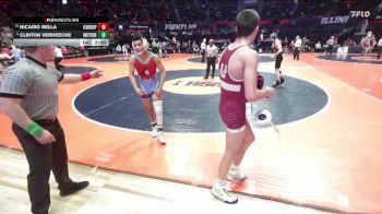 1A 138 lbs Champ. Round 1 - Nicario Bella, Chicago (Perspectives/Leadership) vs Clinton VerHeecke, Decatur (Unity Christian)