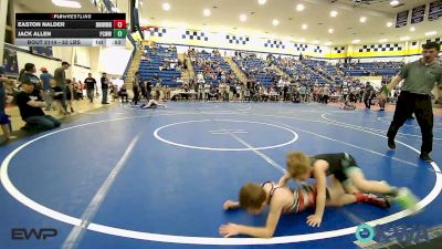 52 lbs 3rd Place - Easton Nalder, Skiatook Youth Wrestling vs Jack Allen, Ponca City Wildcat Wrestling