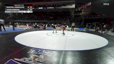 126 lbs Cons. Semi - Jovani Sandoval, Elk Grove vs Marthell Buenrostro, Los Banos