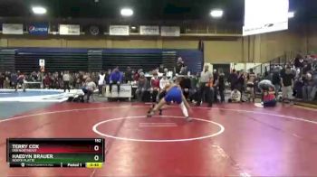 152 lbs Cons. Round 3 - Haedyn Brauer, North Platte vs Terry Cox, Far Northeast