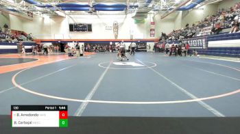 130 lbs Cons. Round 3 - Bianca Arredondo, Naperville (Central) vs Brianna Carbajal, Morton Cicero