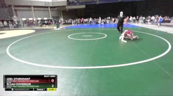 92 lbs Cons. Round 4 - Elijah Governor, South West Washington Wrestling Club vs Joel Sturdivant, South West Washington Wrestling Club