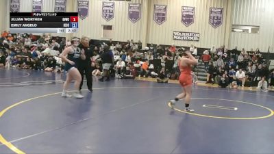 145 Open Champ. Round 1 - Emily Angelo, Iowa Central Community College vs Jillian Worthen, GVWC