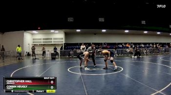150 lbs Round 5 - Corbin Heugly, Trinity vs Christopher Hall, Grimsley