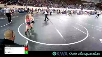 60 lbs Quarterfinal - Willow Anno, Locust Grove Youth Wrestling vs GraceLin Hall, Standfast