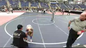 74 lbs Rr Rnd 5 - James (WB) Garcia, Nebraska Elite vs Efrain Vasquez, Fort Lupton Blue Devils