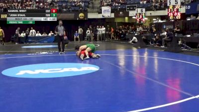 197 lbs Champ. Round 1 - Samuel West, Central (IA) vs Josh Stahl, York (PA)