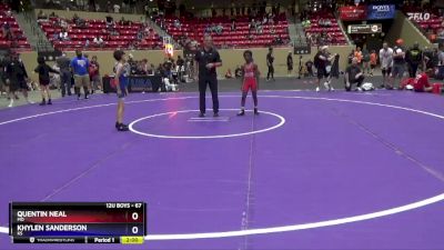 67 lbs Round 5 - Quentin Neal, MO vs Khylen Sanderson, KS