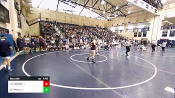 133 lbs Round Of 16 - Dominic Moyer, Delaware Valley vs Dalton Perry, Central Mountain
