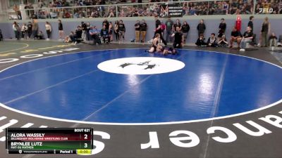 130 lbs Semifinal - Brynlee Lutz, Mat-Su Matmen vs Alora Wassily, Dillingham Wolverine Wrestling Club