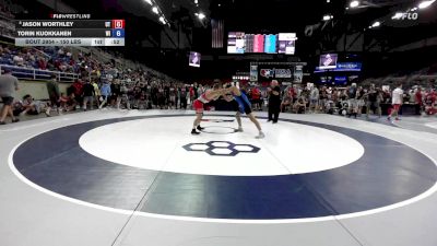 150 lbs Cons. Rd Of 32 - Jason Worthley, UT vs Torin Kuokkanen, WI