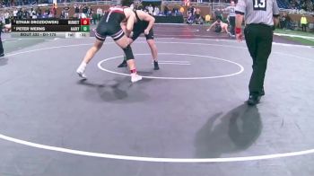 D1-175 lbs Cons. Round 3 - Ethan Drozdowski, Warren Mott vs Peter Werns, Ann Arbor Skyline