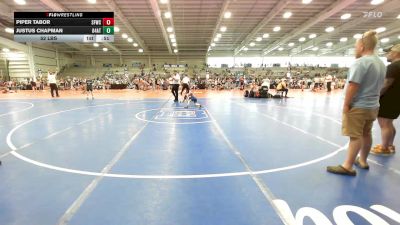 52 lbs Rr Rnd 1 - Piper Tabor, FORGE ELM 2 vs Justus Chapman, 84 Athletes