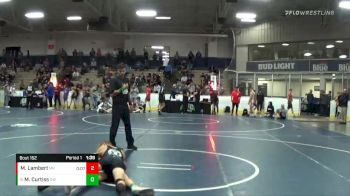 105 lbs Cons. Round 1 - Micah Curtiss, Shepherd Wc vs Mazzy Lambert, Midwest RTC