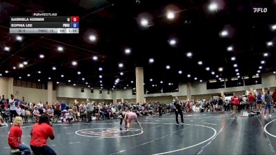 110 lbs Round 2 (4 Team) - Gabriela Kerber, Intergalactic Angels vs Sophia Lee, Patriot WC- White