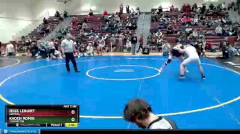 138 lbs Cons. Round 6 - Kaden Romig, Torrington vs Ross Leinart, Central