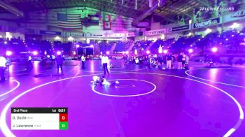 58 lbs 2nd Place - DeShawn Doyle, New Mexico Bad Boyz vs Julian Lawrence, Team Aggression