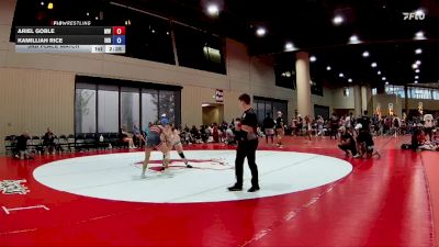 138 lbs 3rd Place Match - Ariel Goble, Mayhem WC vs Kamilliah Rice, Individual