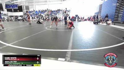 115 lbs Round 1 (4 Team) - Gabe White, Missouri Outlaws vs Waylon Fry, Potentially Dangerous