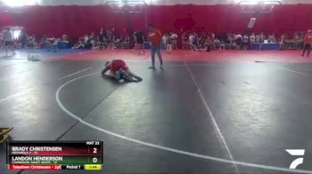 150 lbs Round 3 (4 Team) - Brady Christensen, Indianola 2 vs Landon Henderson, Cambridge-Isanti White