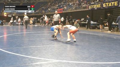 95 lbs Consy 4 - Cade Brown, Council Rock vs Janru Roos, Oil City