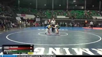 106 lbs Quarterfinal - Benjamin Santy, St. John Paul II vs Jaiden Melendez, Piedmont