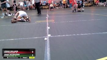 150 lbs Quarterfinals (8 Team) - Owen McCracken, MO Outlaws Gold vs Josiah Williams, Elite Athletic Club