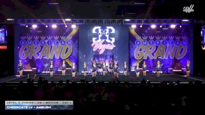 CheerCats LV - Ambush [2025 L3 Junior - D2 - Medium Day 1] 2025 The American Grand Grand Nationals