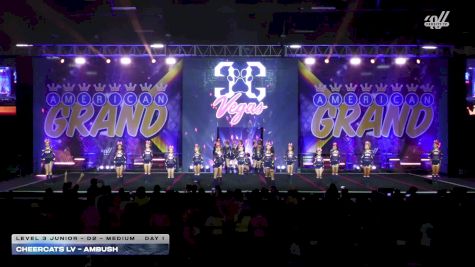 CheerCats LV - Ambush [2025 L3 Junior - D2 - Medium Day 1] 2025 The American Grand Grand Nationals