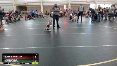 49 lbs Round 2 (6 Team) - Blake Poindexter, Ares vs Liam Hopkins, Hazel Park Vikings