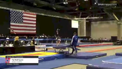 Taj Rodriguez - Double Mini Trampoline, Vargas Academy - 2021 USA Gymnastics Championships